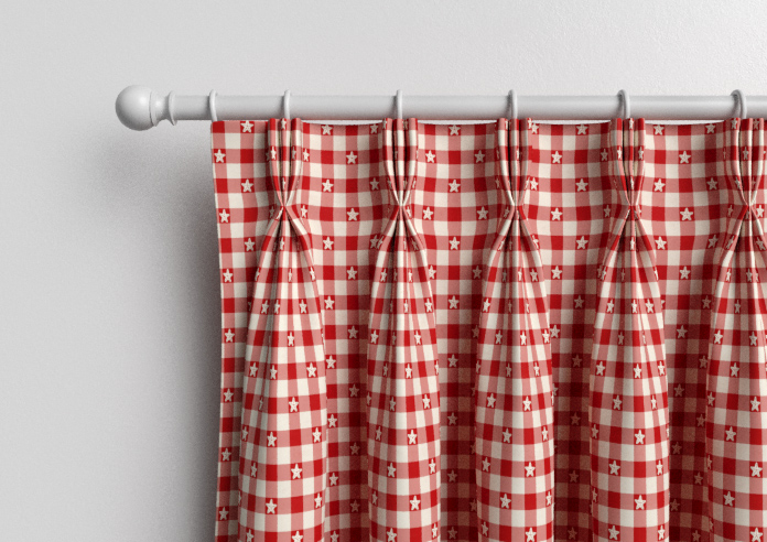 Whaley Great, Gingham Star Regatta - Made to Measure Curtains - Image 11